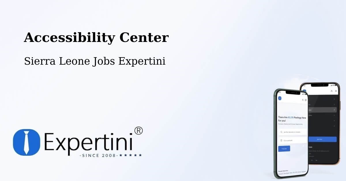Accessibility Statement – Lunsar - Sierra Leone Jobs Expertini