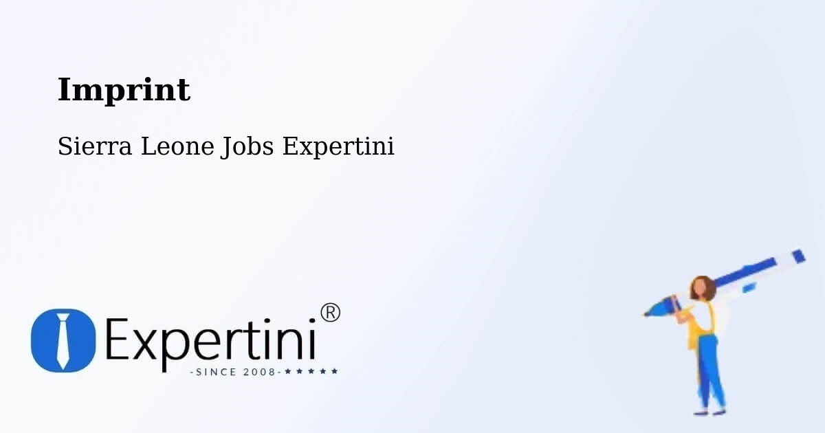Imprint – Lunsar - Sierra Leone Jobs Expertini