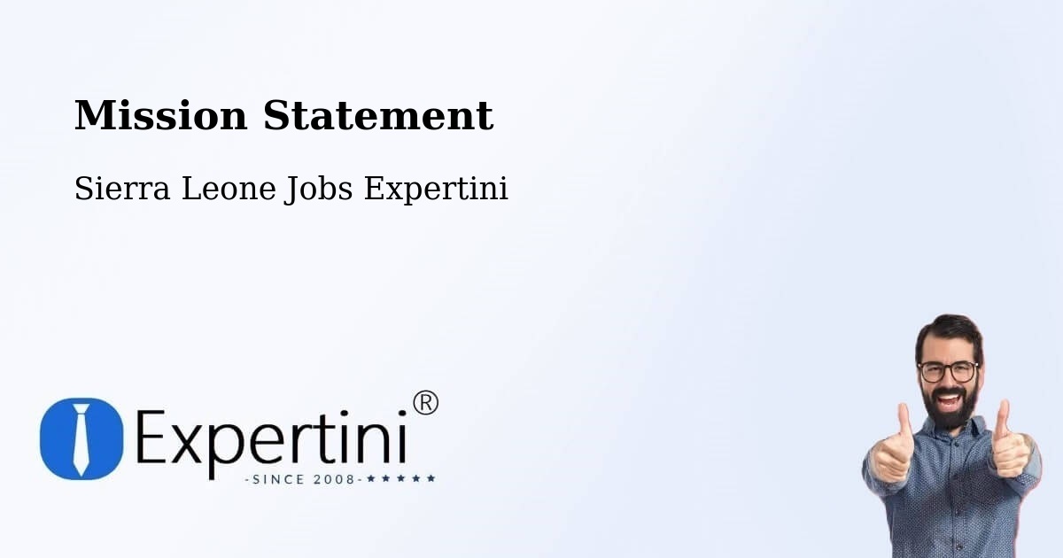 Corporate Mission – Lunsar - Sierra Leone Jobs Expertini