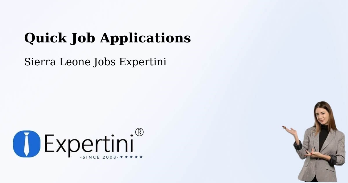 Quick Apply Feature – Lunsar - Sierra Leone Jobs Expertini